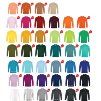 2 BSGIFTS Cotton Round Neck T-shirt (Unisex – Long Sleeve)