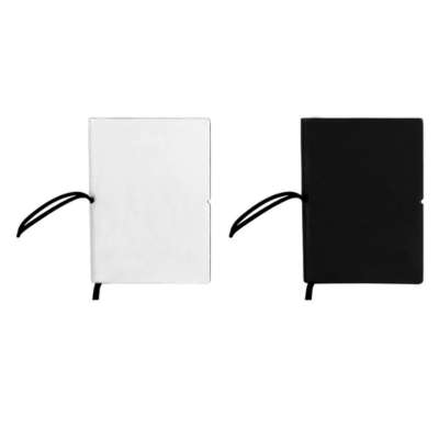 3(4) BSGIFTS Soft PU Cover Notebook with Elastic Strap - 9.5(L) x 1.2(W) x 13.5 cm(H)