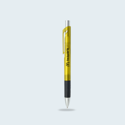 1 BSGIFTS Plastic Transparent Frosted Ball Pen