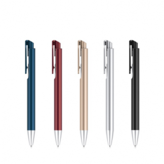 2 BSGIFTS Plastic Metallic Ball Pen with Black Ball Ink