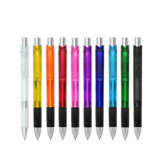 2 BSGIFTS Plastic Transparent Frosted Ball Pen
