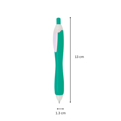 3(2) BSGIFTS Ergonomic Plastic Ball Pen
