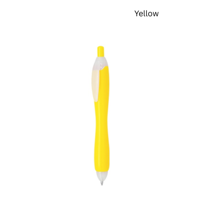 4(4) BSGIFTS Ergonomic Plastic Ball Pen