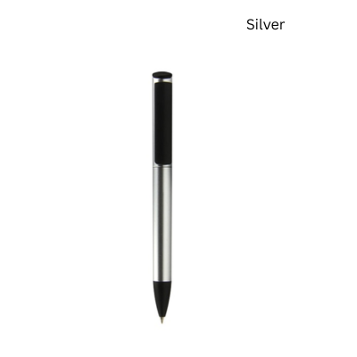 4(4) BSGIFTS Plastic Metallic Surface Ball Pen with Smartphone Stand