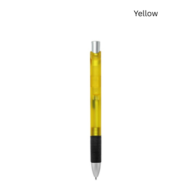 4(4) BSGIFTS Plastic Transparent Frosted Ball Pen