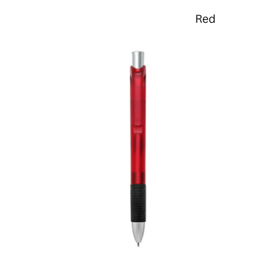 4(6) BSGIFTS Plastic Transparent Frosted Ball Pen