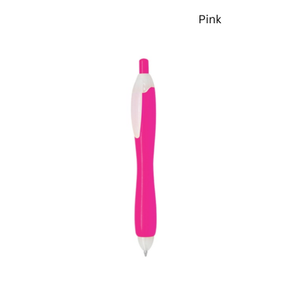 4(8) BSGIFTS Ergonomic Plastic Ball Pen