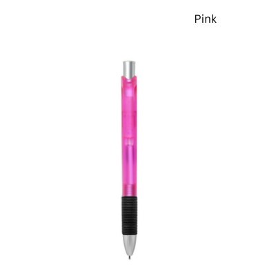 4(8) BSGIFTS Plastic Transparent Frosted Ball Pen