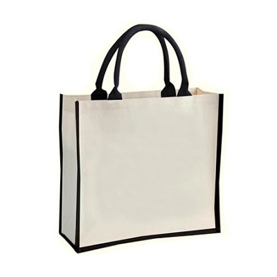 Laminated best sale canvas bag