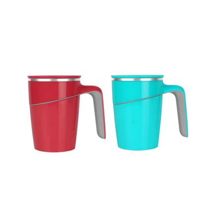2 BSGIFTS Stainless Steel Double Wall Suction Mug – 470ml