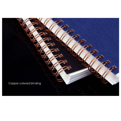 3(2) BSGIFTS A5 Copper Binding Wire O Thick Notebook - 15.6(L) x 1.2(W) x 21cm(H)