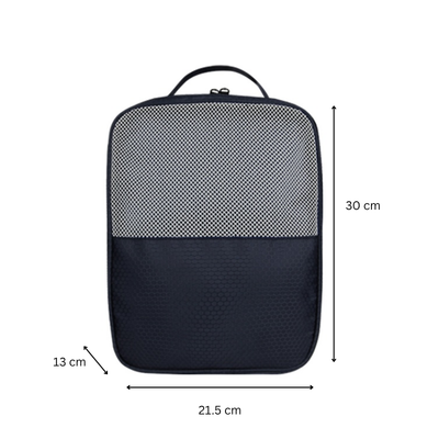 3(7) BSGIFTS Double Layers Triple Tiers Polyester Shoe Bag