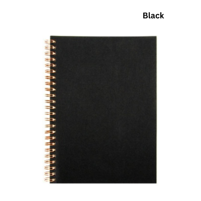 4(1) BSGIFTS A5 Copper Binding Wire O Thick Notebook - 15.6(L) x 1.2(W) x 21cm(H)