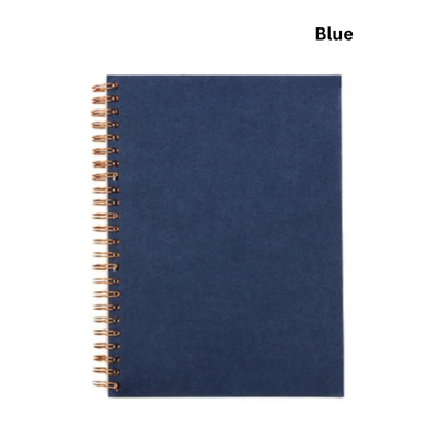 4(2) BSGIFTS A5 Copper Binding Wire O Thick Notebook - 15.6(L) x 1.2(W) x 21cm(H)
