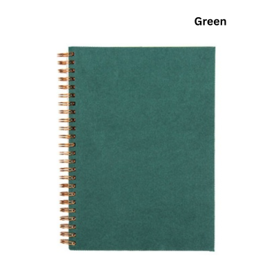 4(3) BSGIFTS A5 Copper Binding Wire O Thick Notebook - 15.6(L) x 1.2(W) x 21cm(H)