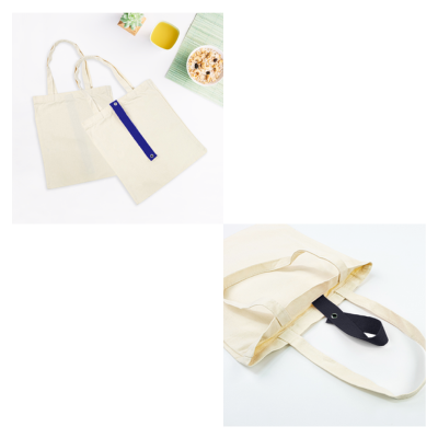 3(4) BSGIFTS Foldable Canvas Bag with color strap 8oz – 34×40