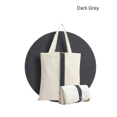 4(2) BSGIFTS Foldable Canvas Bag with color strap 8oz – 34×40
