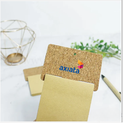 1 BSGIFTS Cork Magnetic Sticky Memo Pad 50 Sheets