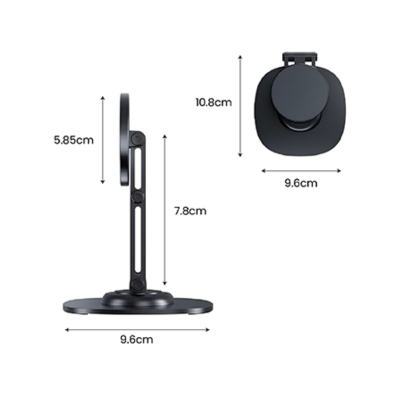 3(1) BSGIFTS 360° Adjustable Aluminium Magnetic Phone Stand