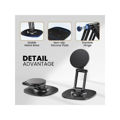 3(5) BSGIFTS 360° Adjustable Aluminium Magnetic Phone Stand