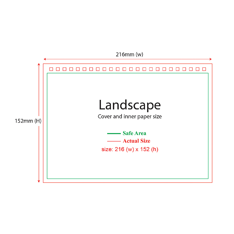 Desktop Calender Landscape Size