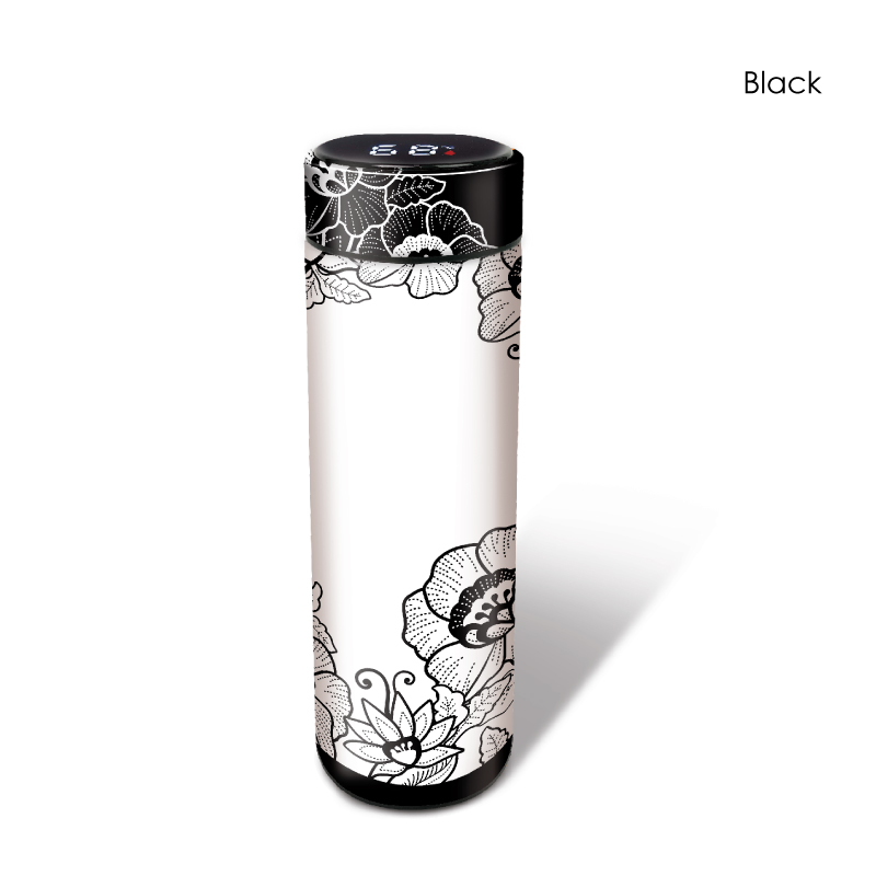 07009_Batik-Garis_LED-Flask_H225mm-x-D65mm_Black