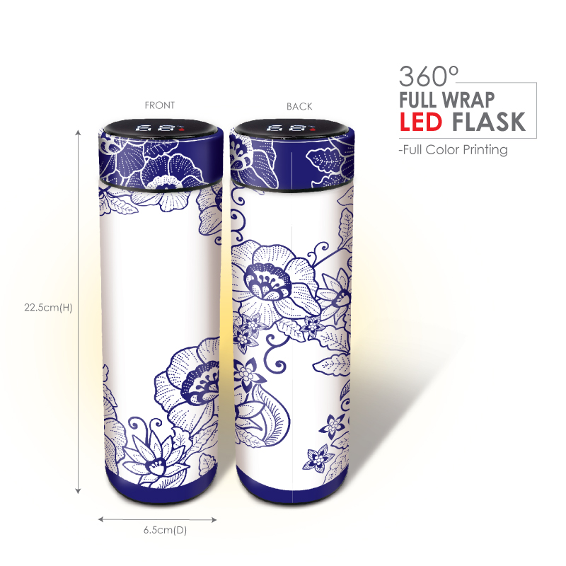 07009_Batik-Garis_LED-Flask_H225mm-x-D65mm_Front-n-Back