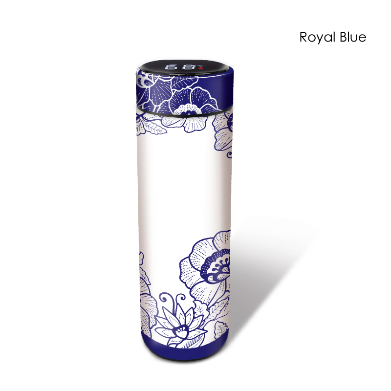 07009_Batik-Garis_LED-Flask_H225mm-x-D65mm_Royal-Blue