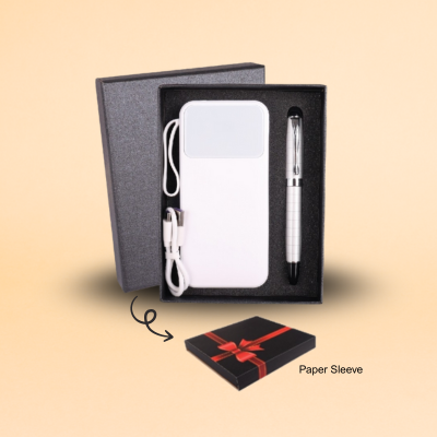 1 BSGIFTS Gift Set 2 in 1- Power Duo Gift Set (Power Bank, Metal Pen)