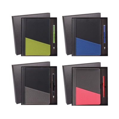 2 BSGIFTS Gift Set 2 in 1- Essential Notes Gift Set (Organizer, Metal Pen)