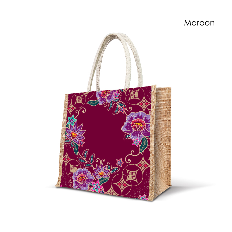 25044_Batik-Peranakan_Jute-Bag_H22cm-x-L20.5cm-x-D10.5cm_Maroon1