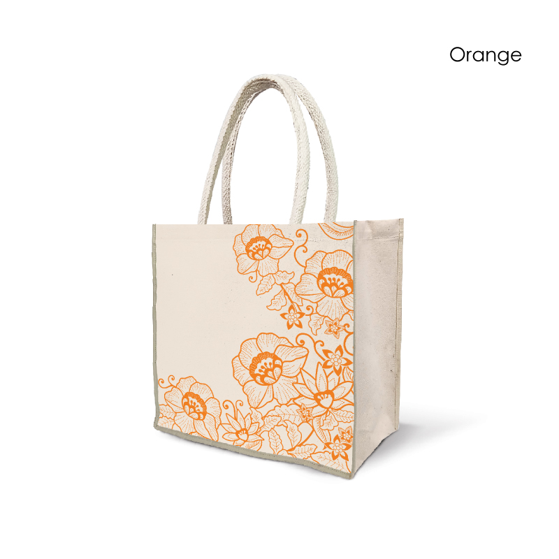 25045_Batik-Garis_Laminated-Canvas-Bag_H22cm-x-L20.5cm-x-D10.5cm_Orange3