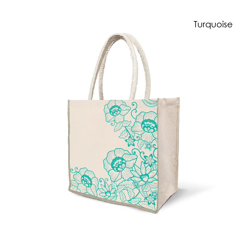 25045_Batik-Garis_Laminated-Canvas-Bag_H22cm-x-L20.5cm-x-D10.5cm_Turquoise3