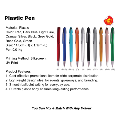 3(2) BSGIFTS Gift Set 3 in 1- Prime Collection Gift Set (Plastic Pen, Name Card Holder, Keychain)