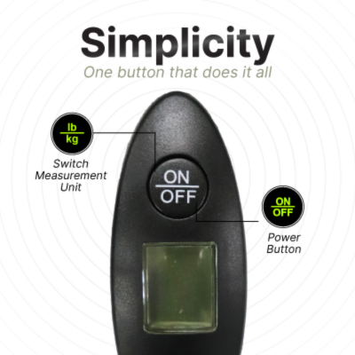 3(4) BSGIFTS AIRLITE Digital Luggage Scale