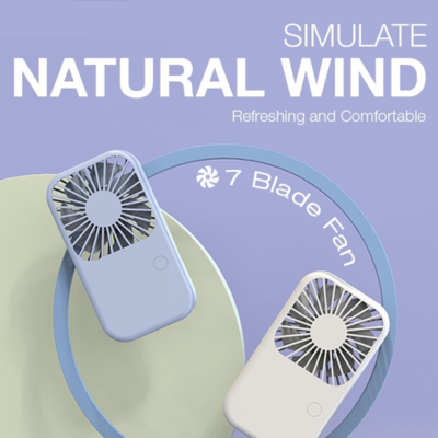 3(4) BSGIFTS Foldable Portable Mini Fan 3 Speed Gear 180° Vertical Rotating
