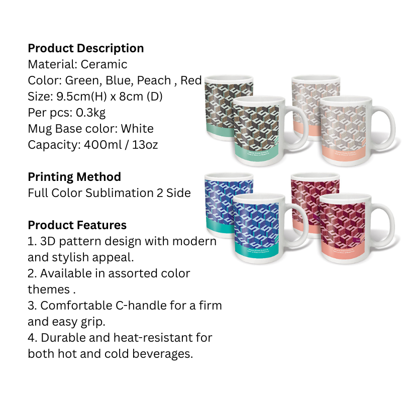 3D SUCCESS CERAMIC MUG