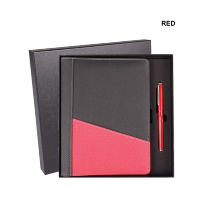 4(1) BSGIFTS Gift Set 2 in 1- Essential Notes Gift Set (Organizer, Metal Pen)
