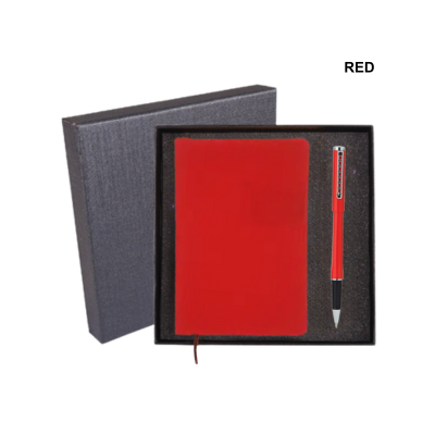 4(2) BSGIFTS Gift Set 2 in 1- Classic Writing Duo (Metal Pen, Notebook)