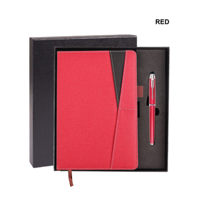 4(2) Gift Set 2 in 1- Executive Writing Set Gift Set (Metal Pen, Notebook)
