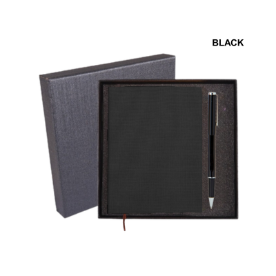 4(3) BSGIFTS Gift Set 2 in 1- Classic Writing Duo (Metal Pen, Notebook)