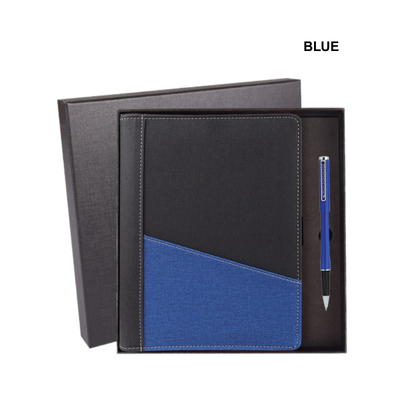 4(3) BSGIFTS Gift Set 2 in 1- Essential Notes Gift Set (Organizer, Metal Pen)