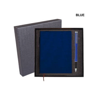 4(4) BSGIFTS Gift Set 2 in 1- Classic Writing Duo (Metal Pen, Notebook)