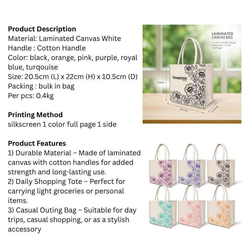 5 BSGIFTS Batik Garis Laminated Canvas Bag ( Custom Made) - 22 x 20.5-x-10.5 (3)