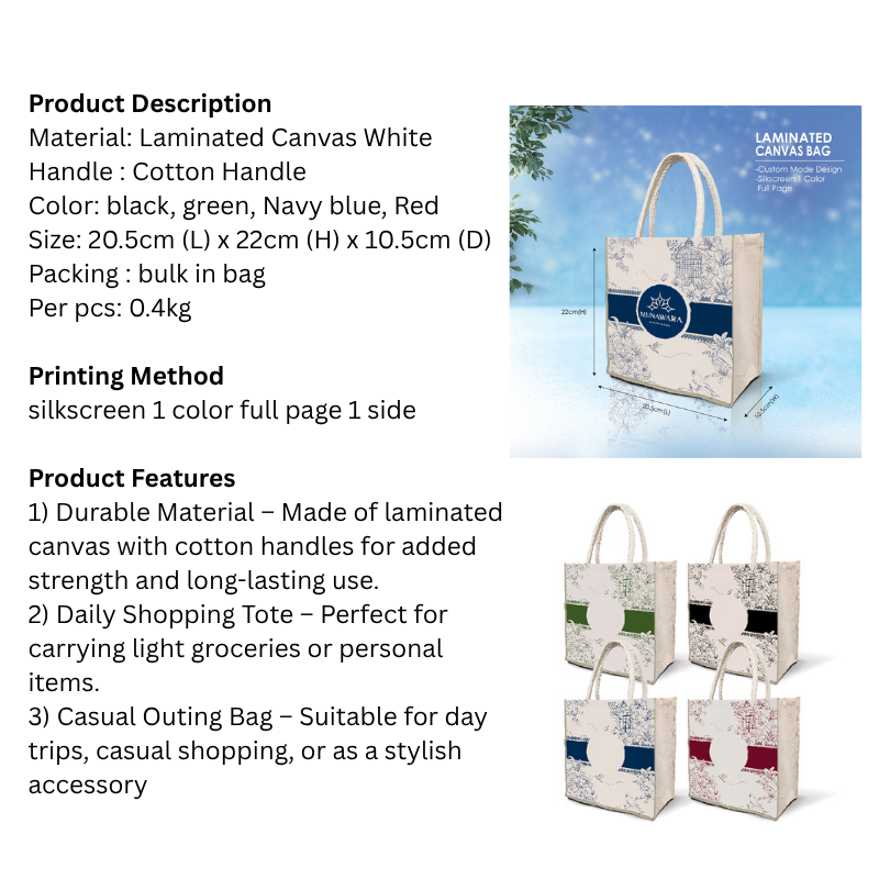 5 BSGIFTS Batik Garis Laminated Canvas Bag ( Custom Made) - 22 x 20.5-x-10.5 (4)