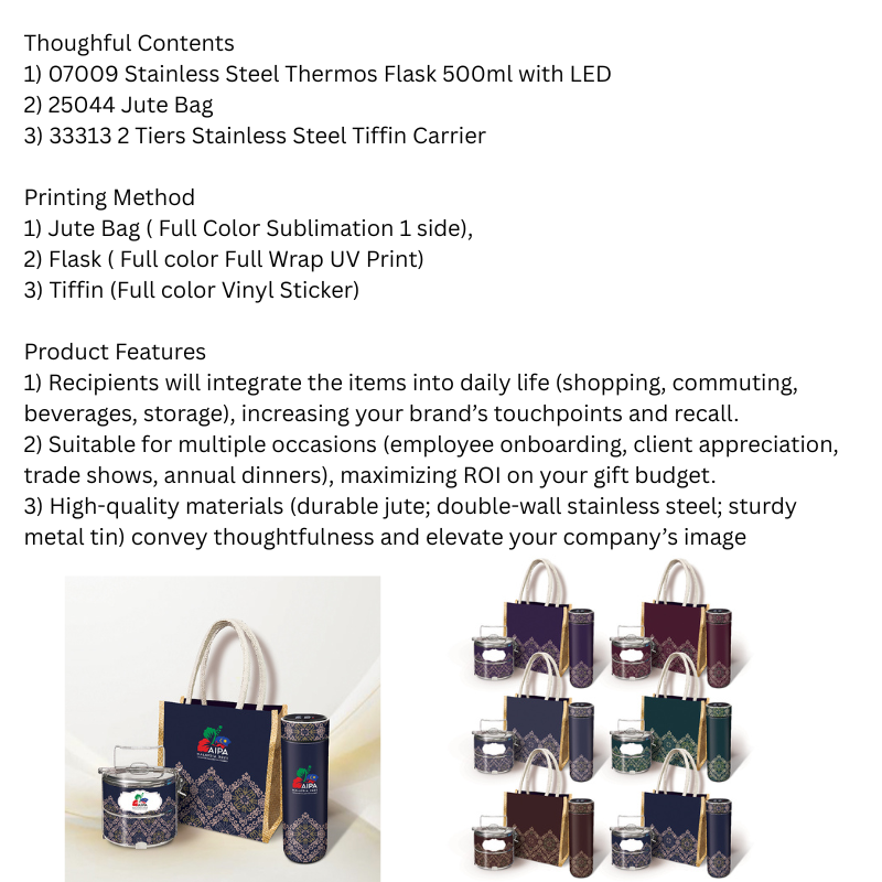 29104 Songket Lestari 3 in 1 Gifts Set - Custom Made