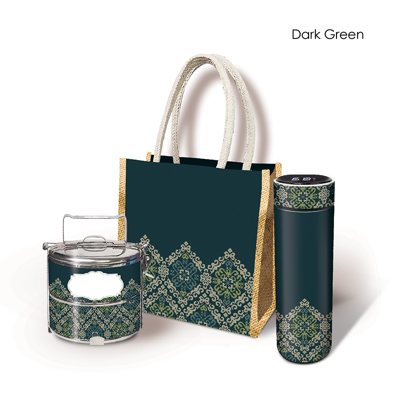 29104_Songket Lestari_3in1 Gift Set_Dark Green