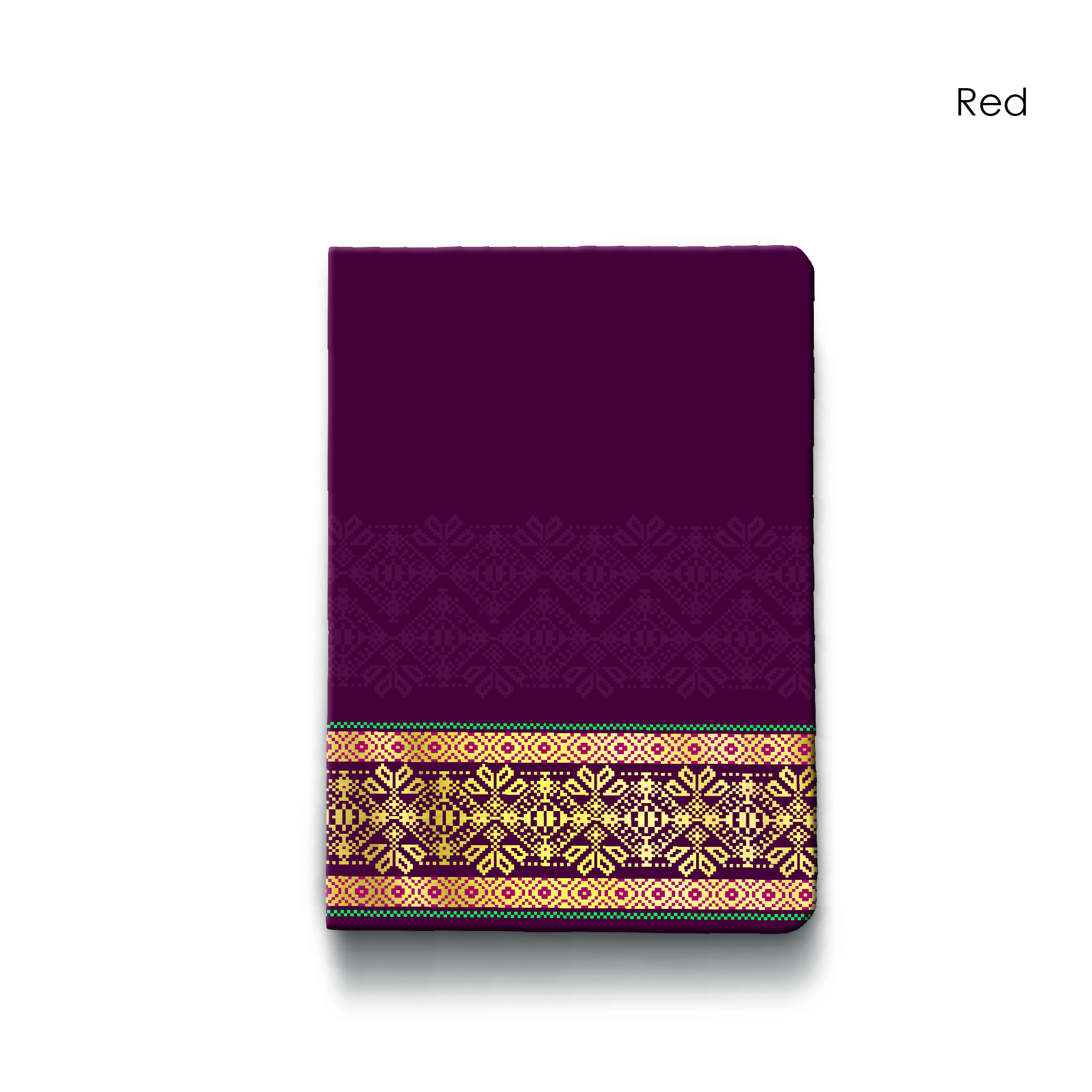 30085_Songket Dirgahayu_A5 Hardcover Notebook_Red