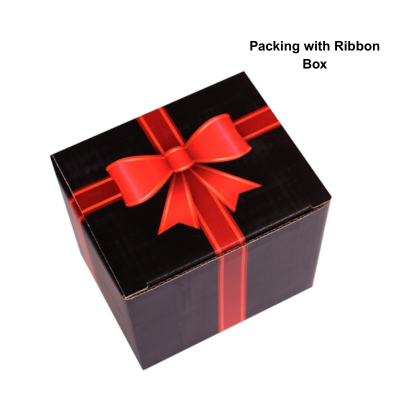 3(2) BSGIFTS Cork Base Ceramic Mug with Ribbon Box - 350ml