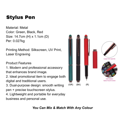 3(2) BSGIFTS Gift Set 2 in 1- ProConnect Gift Set (Notebook, Stylus Pen)